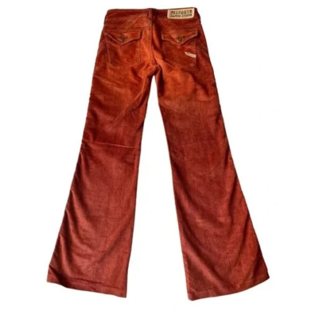 Parasuco Women's Boot Cut Jeans in Rust Orange - Picture 4 of 13